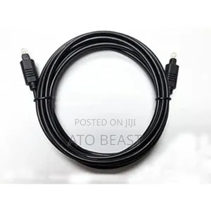 Fiber Optic Cable, Commonly Used for High-Fidelity Audio Transmission.