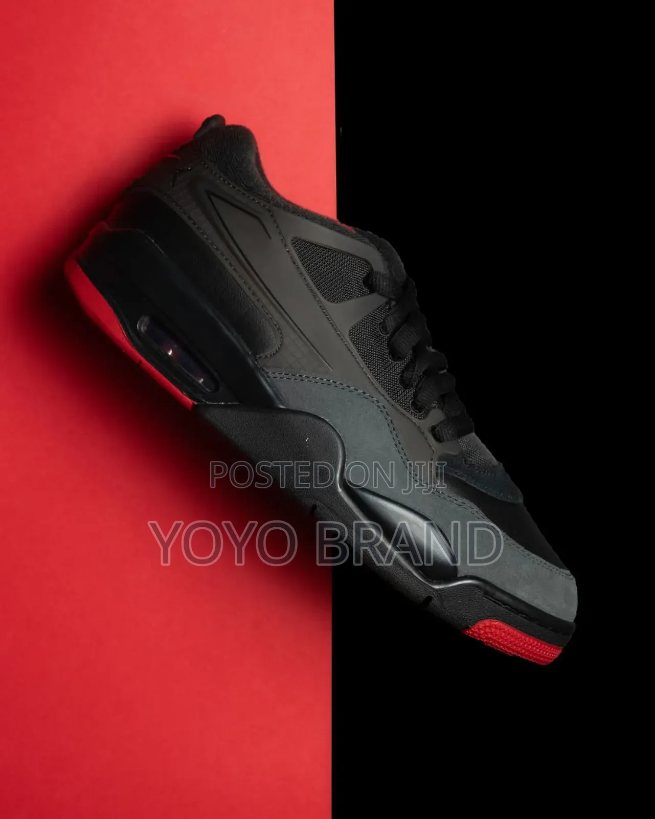 Nike Air Jordan 4 Rm Black/Anthractic/Varsity Red Fashion.Shoes