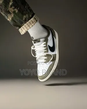 Nike Air Jordan 1 Retro Low Og "Medium Olive"Fashion Shoes