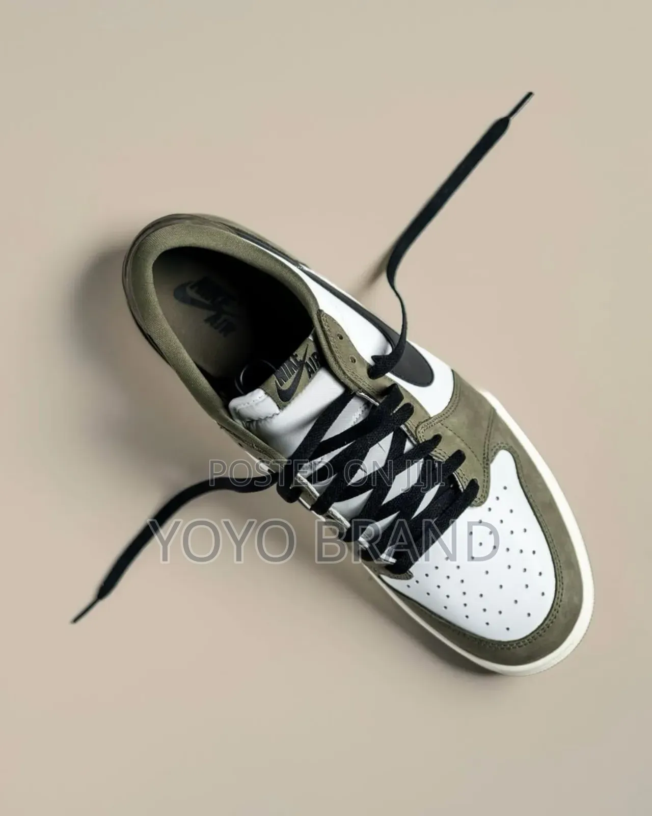 Nike Air Jordan 1 Retro Low Og "Medium Olive"Fashion Shoes