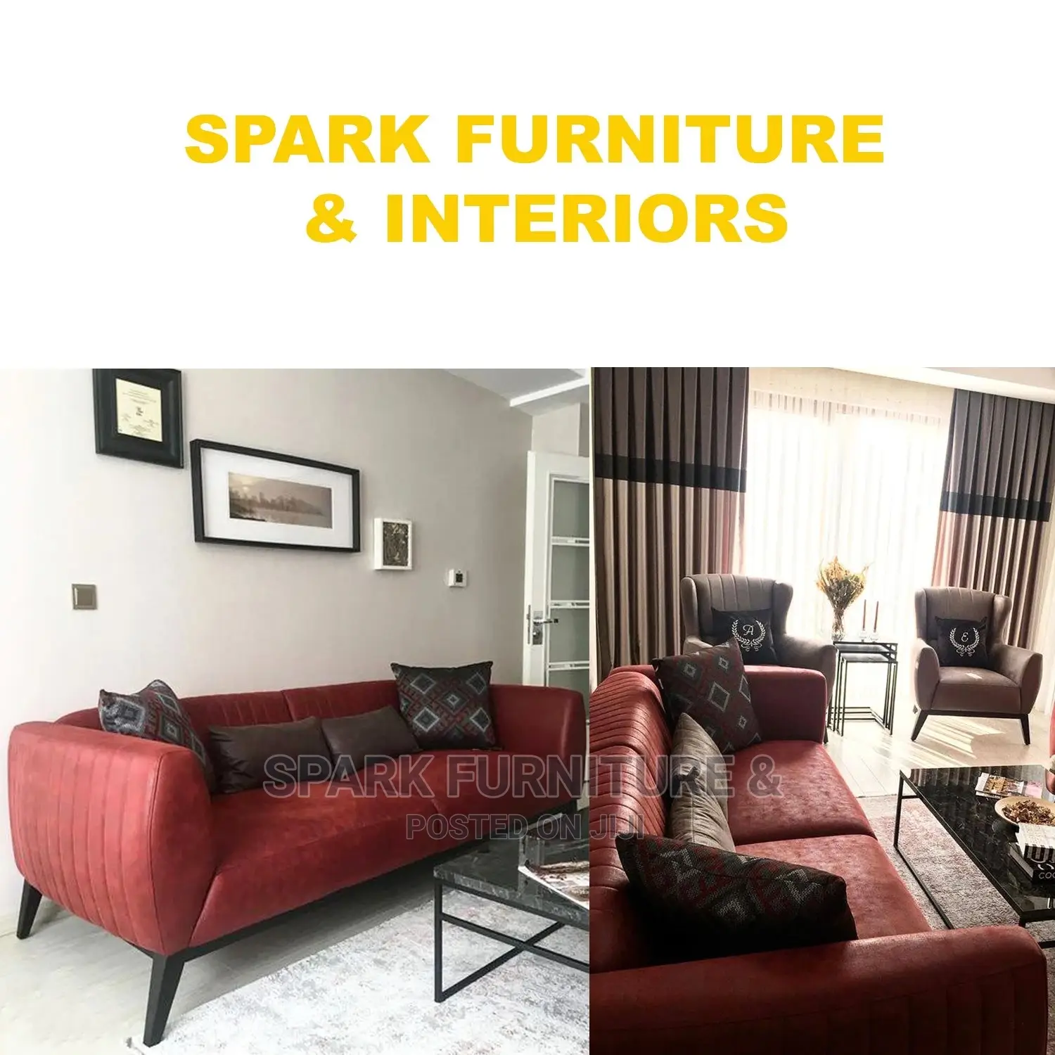 Modern Leather Sofa S-015