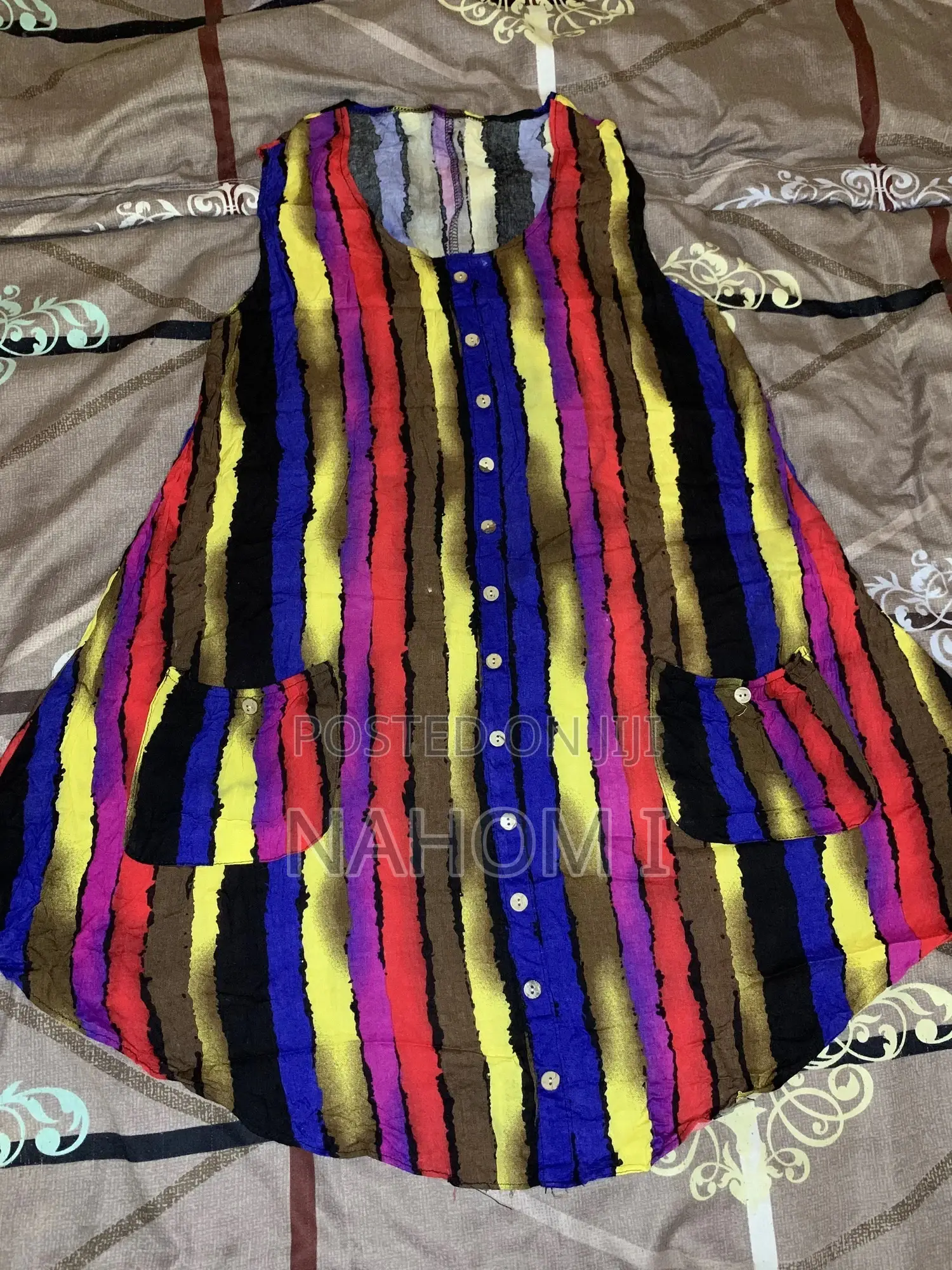 Dress Featuring a Vibrant Graphic