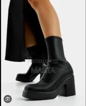 High Quality Black Platform Boots