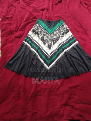 F F F and Dark Grey Fitted Skirt