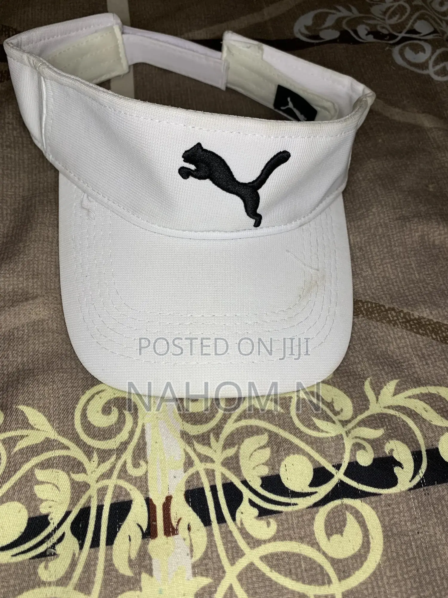 A Puma Women's W's Duocell Pro Visor Cap in White.