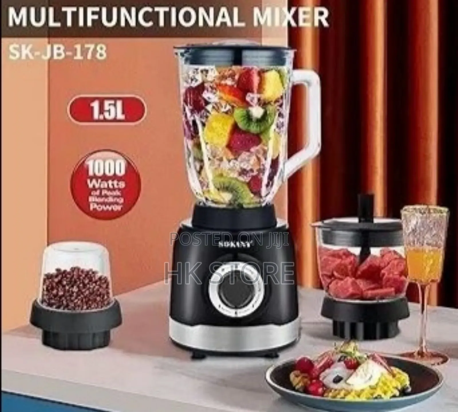 Sokany Multi-Purpose Blender (1000w)
