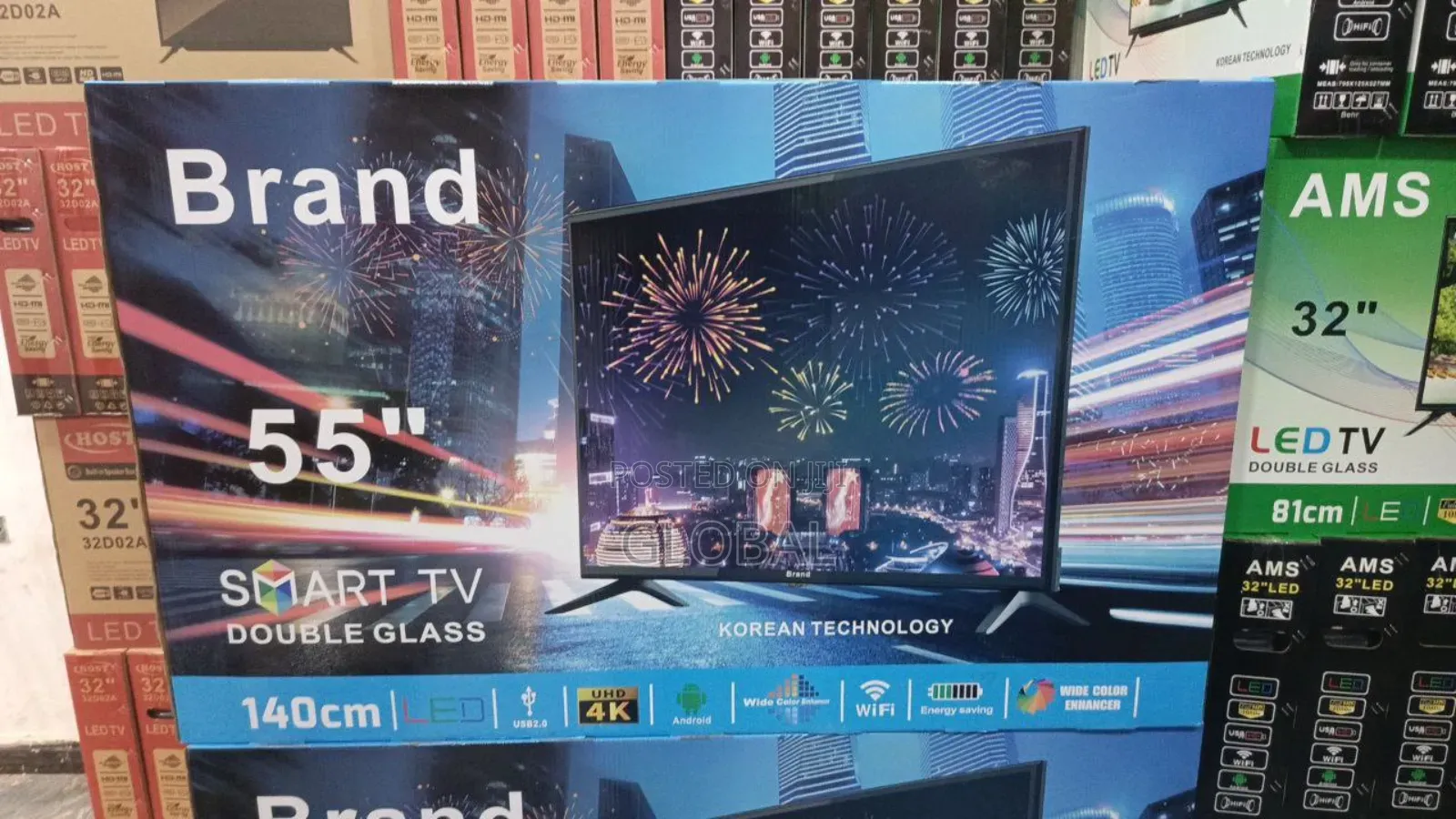 Brand 55''uhd Smart Tv
