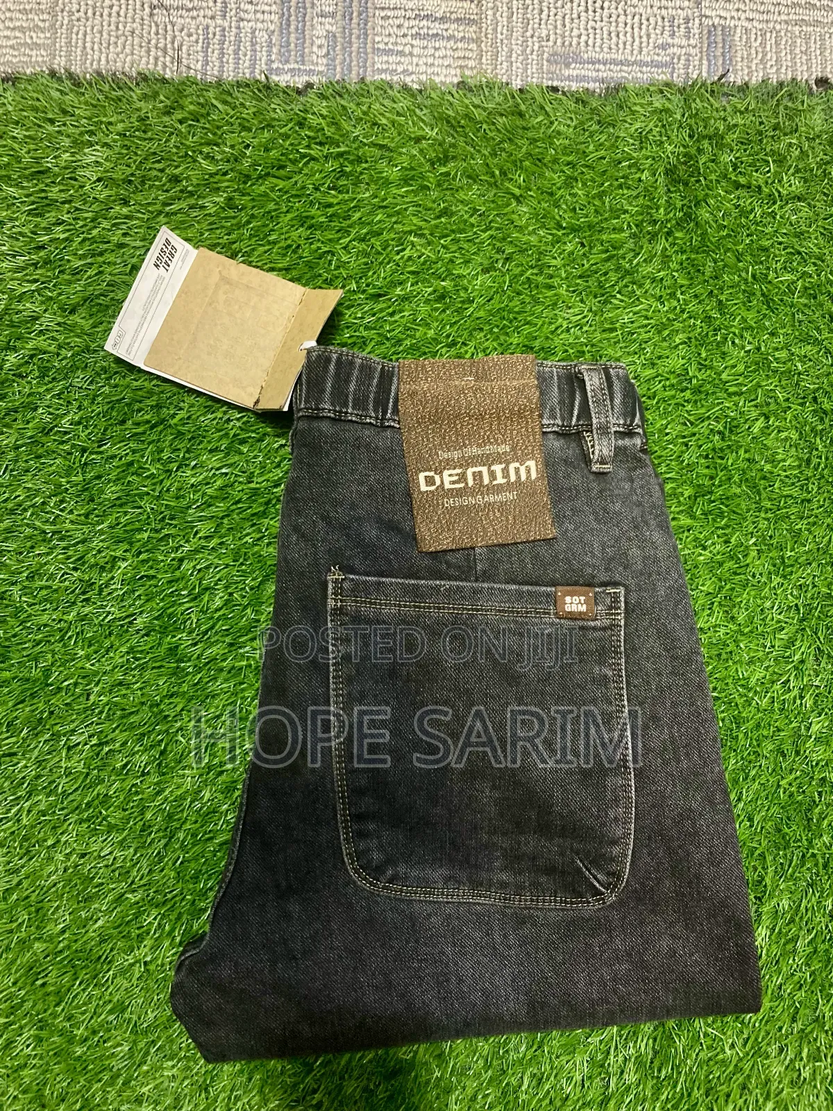 New Idea Men's Black Jeans