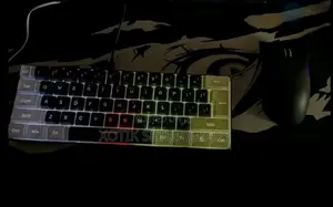 Magegee Ts91 60% Compact Wired Gaming Keyboard - RGB Backlit