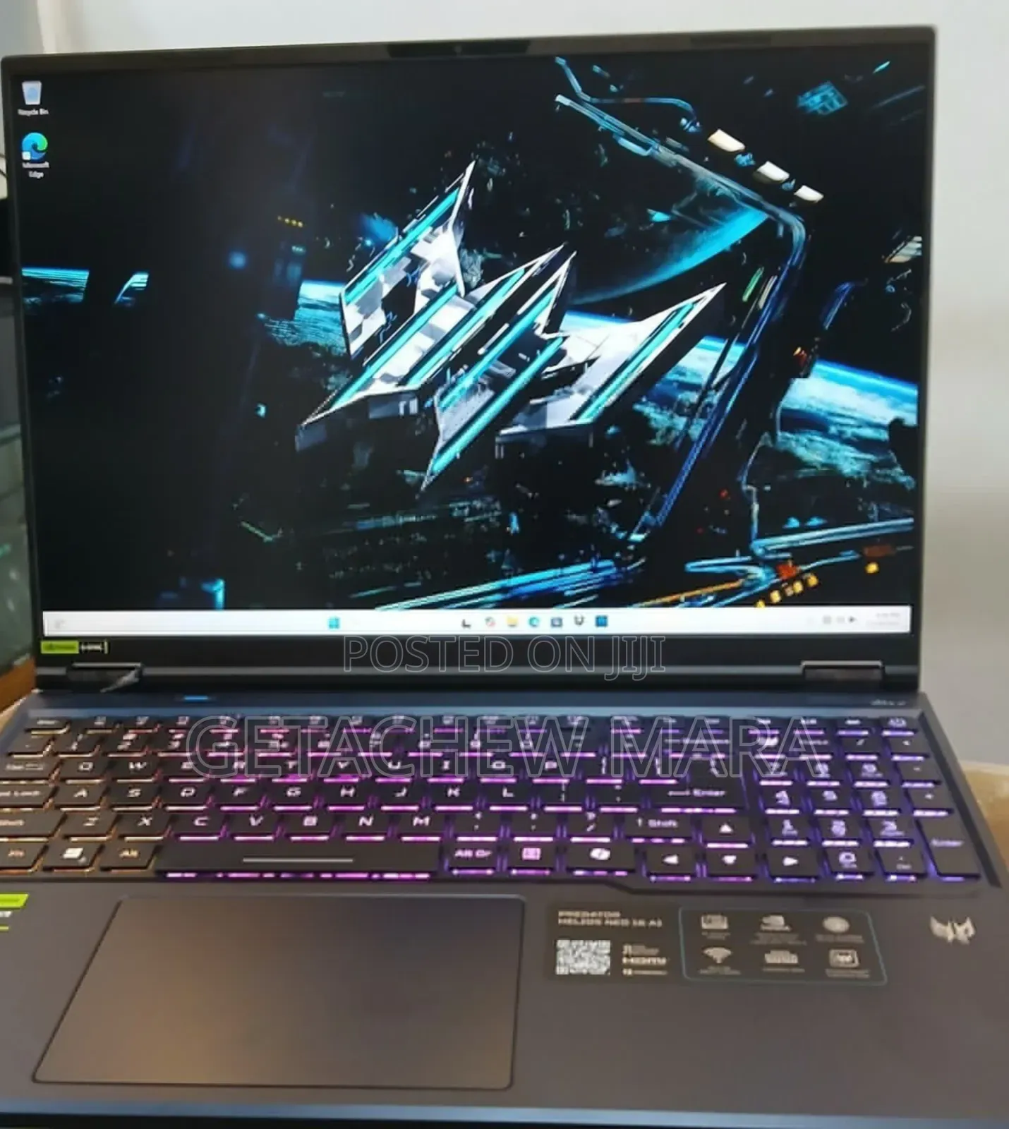 New Laptop Acer Predator Helios Neo 16 32GB Intel Core Ultra 9 SSD 1T