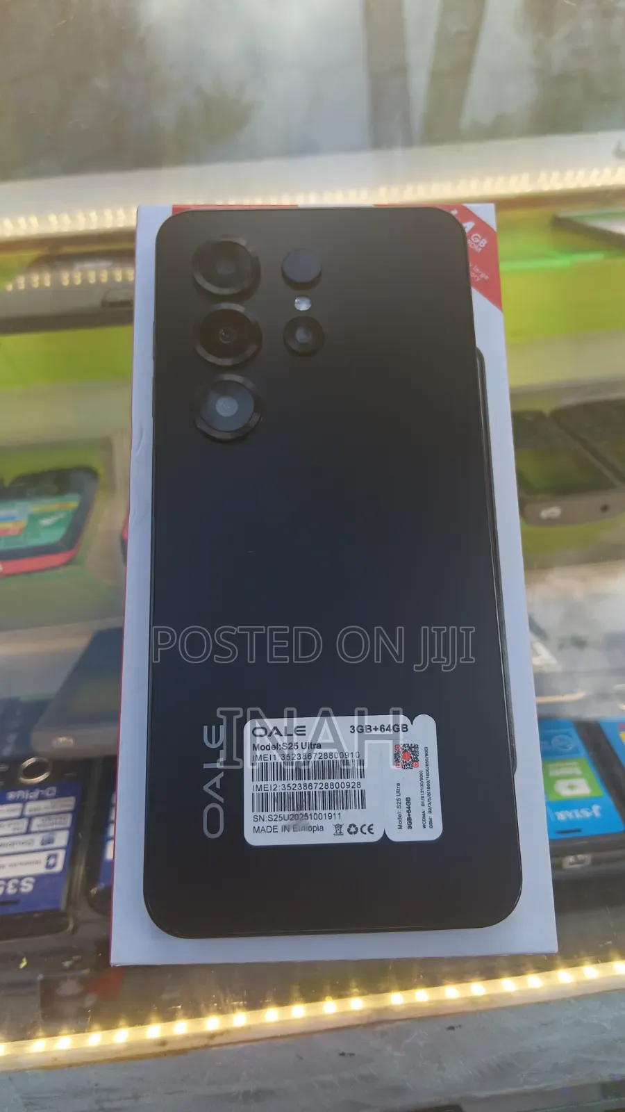 New Oale S25 Ultra 64 GB Black