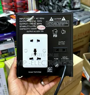Pozzer Stabilizer Automatic Voltage Regulator Pz-DVR-1000va)