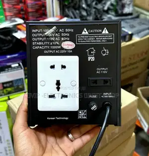 Pozzer Stabilizer Automatic Voltage Regulator Pz-DVR-1000va)