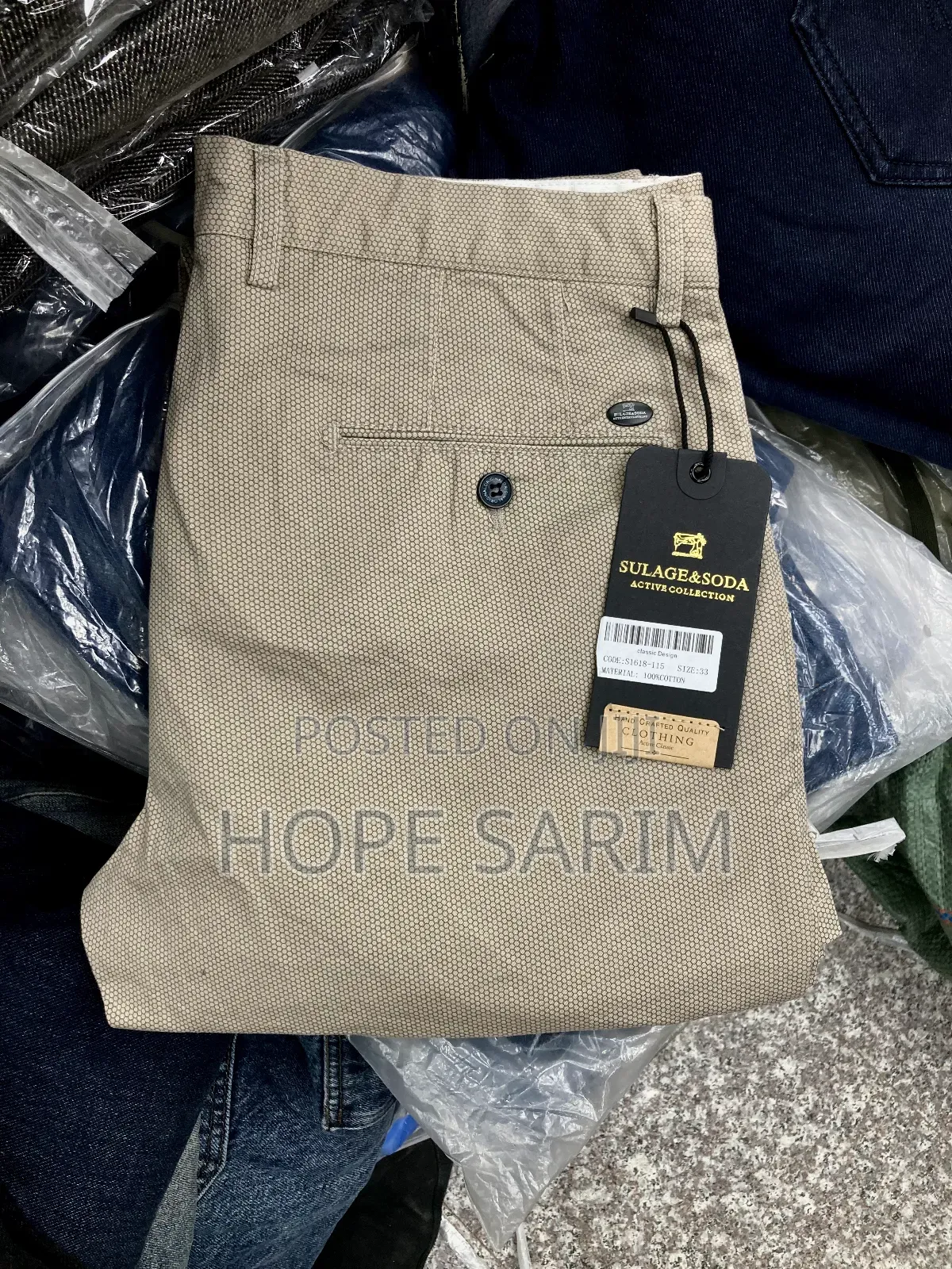 Sulage Soda Active Chino Trouser
