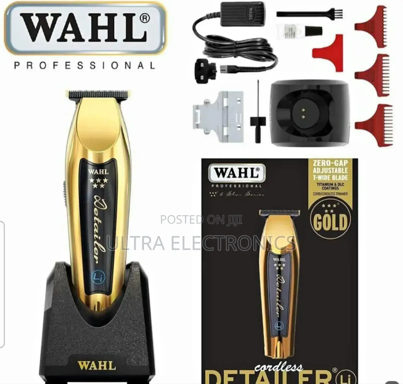 የፀጉር ማሽን Wahl Professional 5 Star Series Gold Cordless Detailer Li Hai