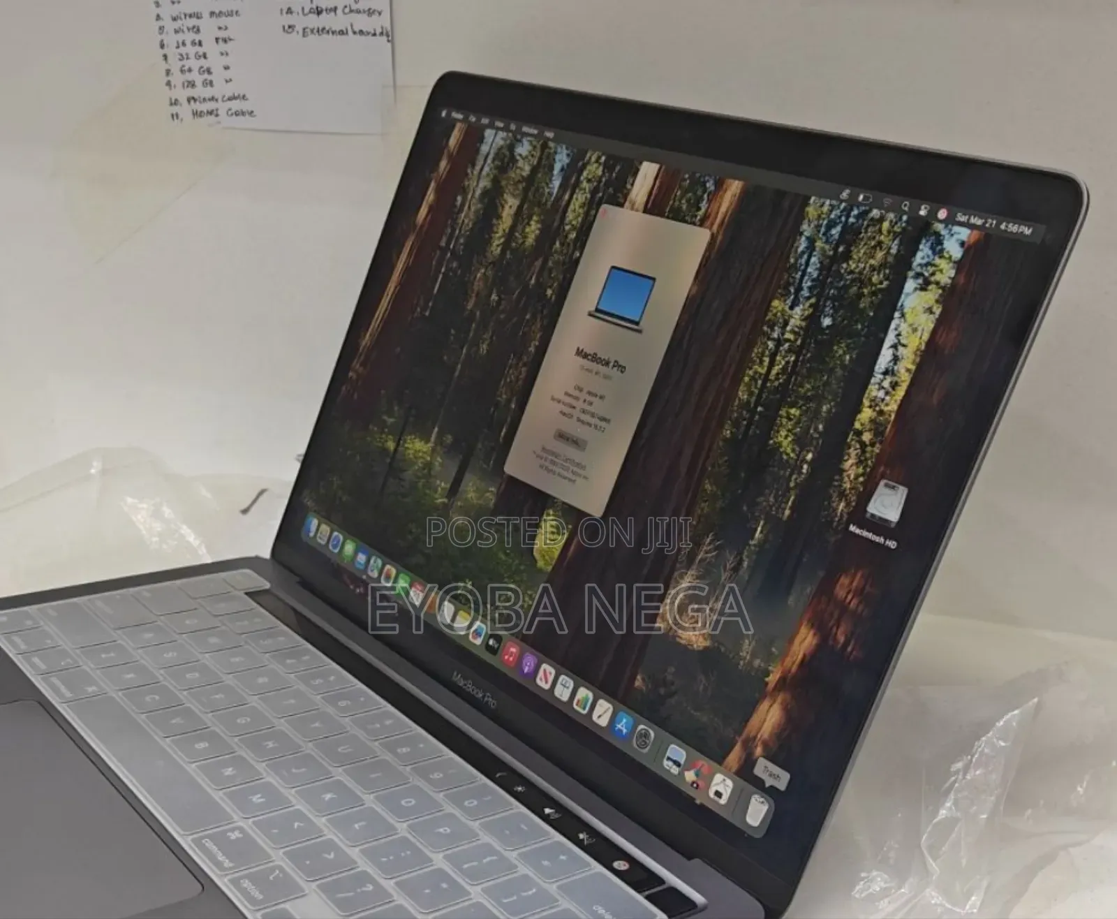 Laptop Apple MacBook Pro M1 8GB Apple M1 SSD 256GB