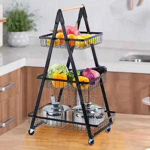 Multipurpose Mobile Cart Shelf Storage Rack(4 Tier)