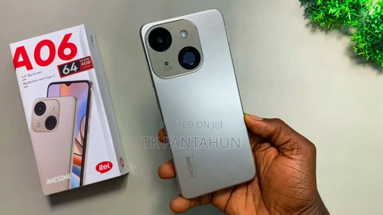 New Itel A06 64 GB Blue