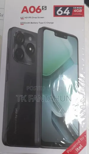New Itel A06 64 GB Blue