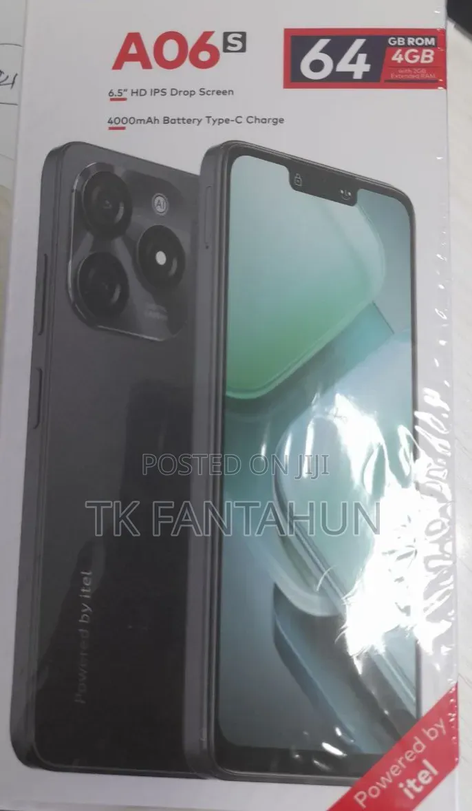 New Itel A06 64 GB Blue