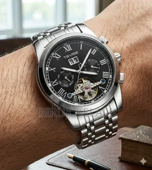 Overfly Tevise Automatic Skeleton Mechanical Dial Luxury Analog Watch