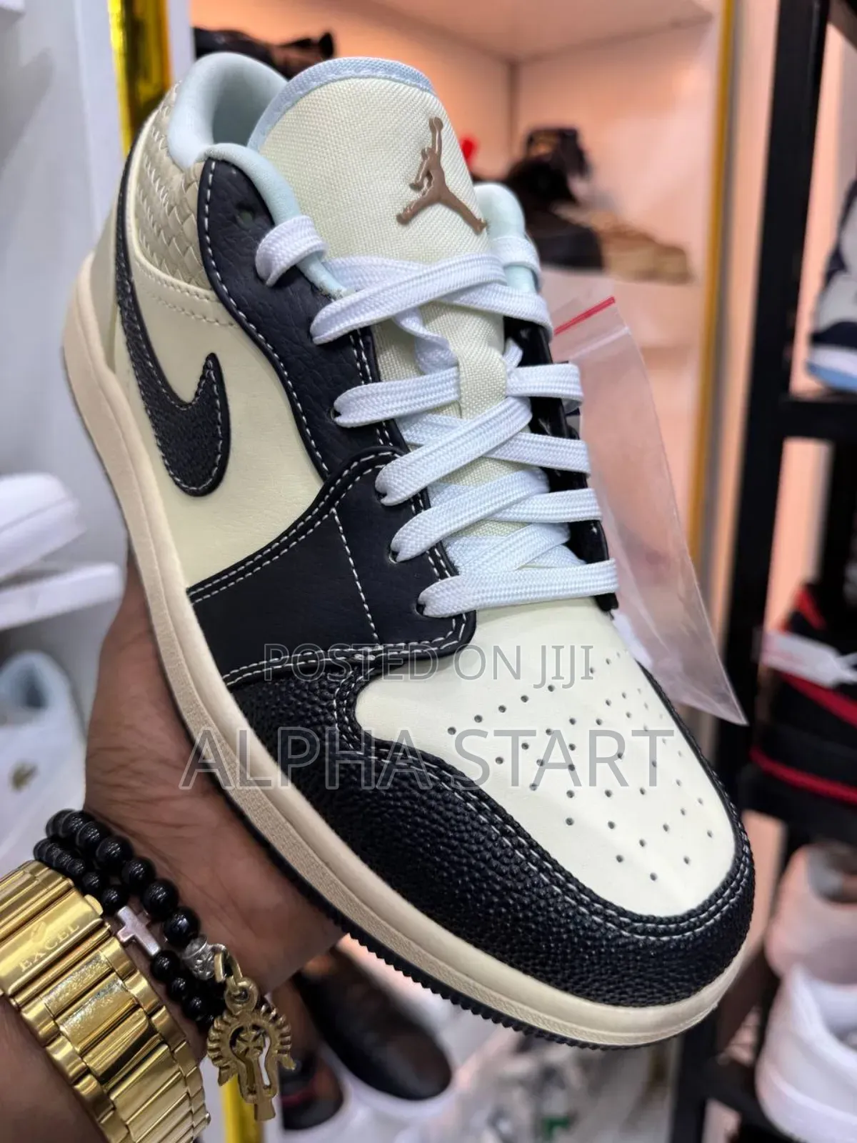 Jordan 1 Ell Green White 1low High Master Quality Smooth Sneakers