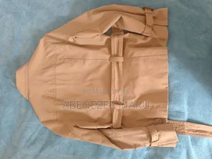 Marks Spencer Beige Short Double Breasted Belted Trench Jacket