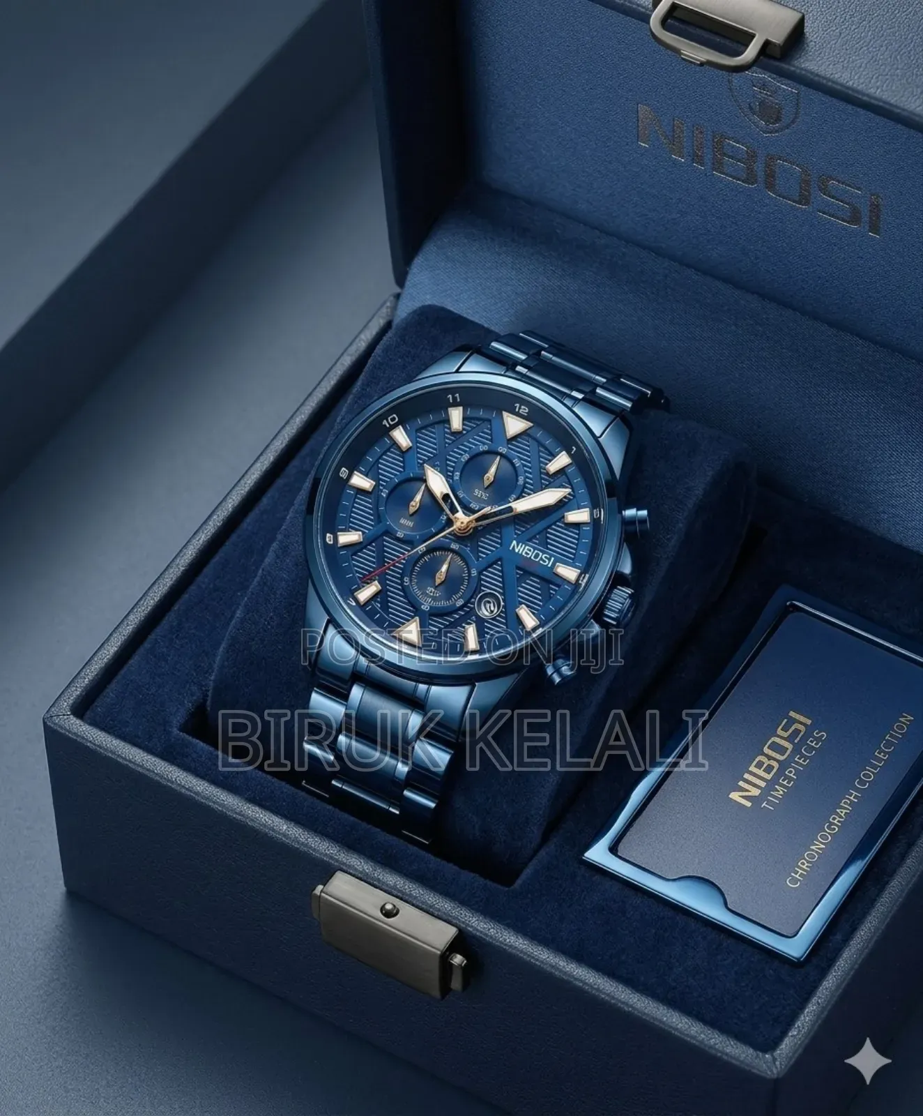 Nibosi Luminious Men's Blue Classy Watch