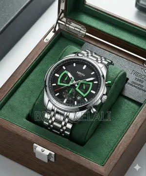 Nibosi Silver Black Men's Classic Watch