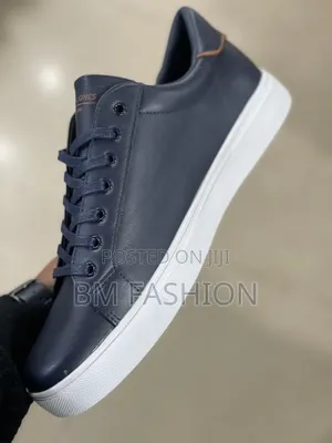 Jack Jones Navy Blue Matte Sneakers