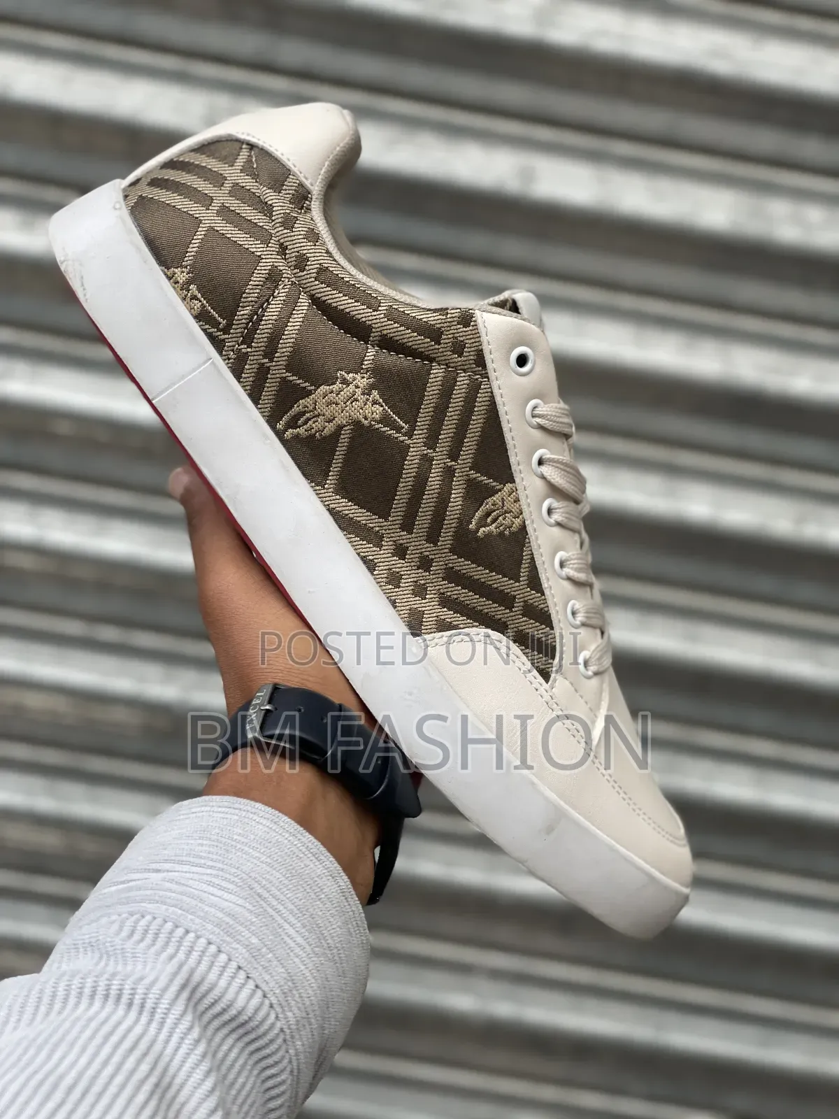 Us Polo Assn: Brown Jacquard Plaid