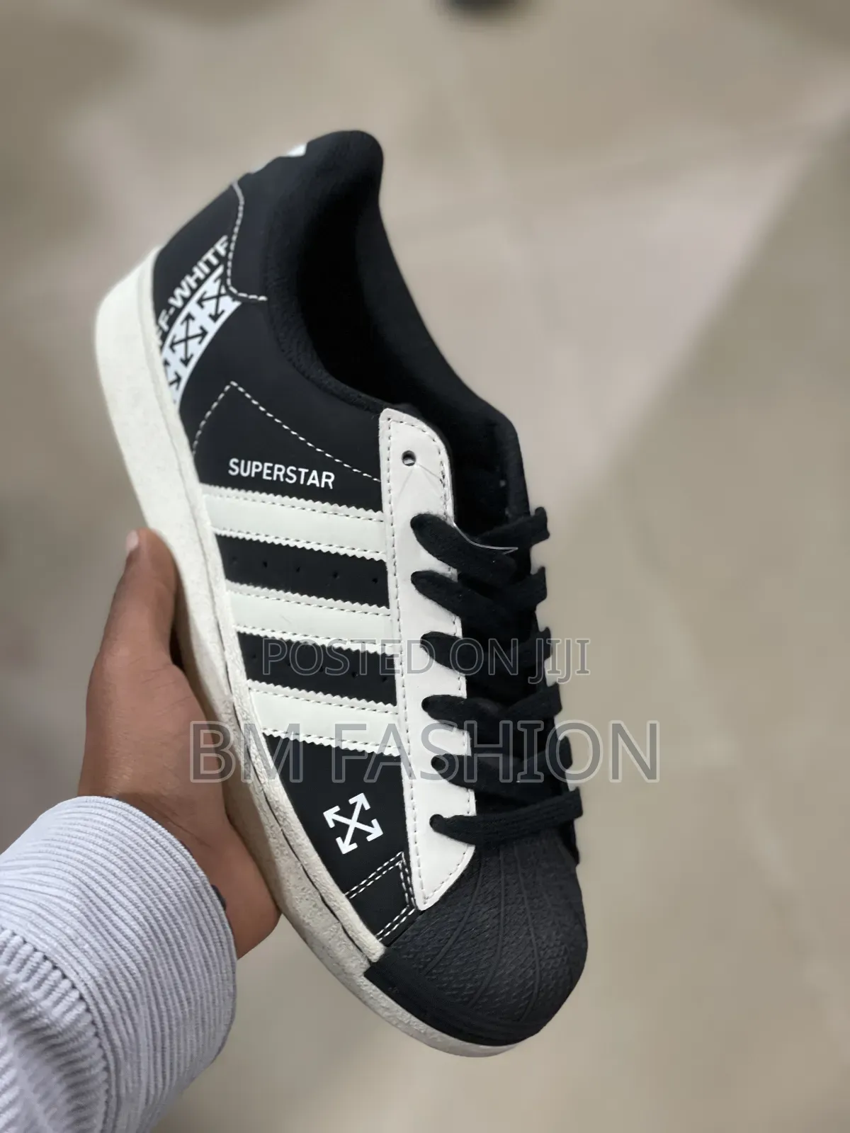 Adidas Superstar Black Sneakers (Very New Styles)