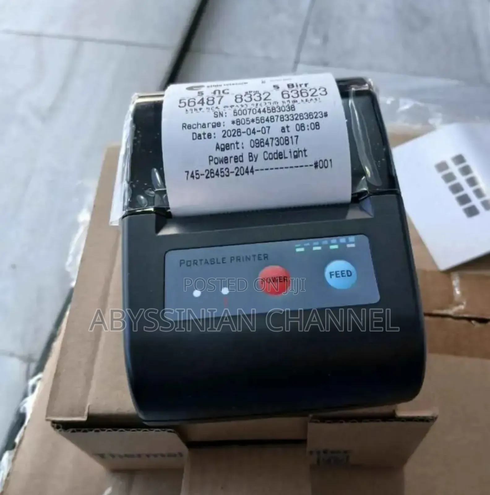 Card Printer P58e For Mobile Card, Ticket, Order Or Kitchen Bluetooth