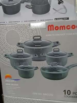 Momcoc10-piece Granite Cookware Set From Momcoc.