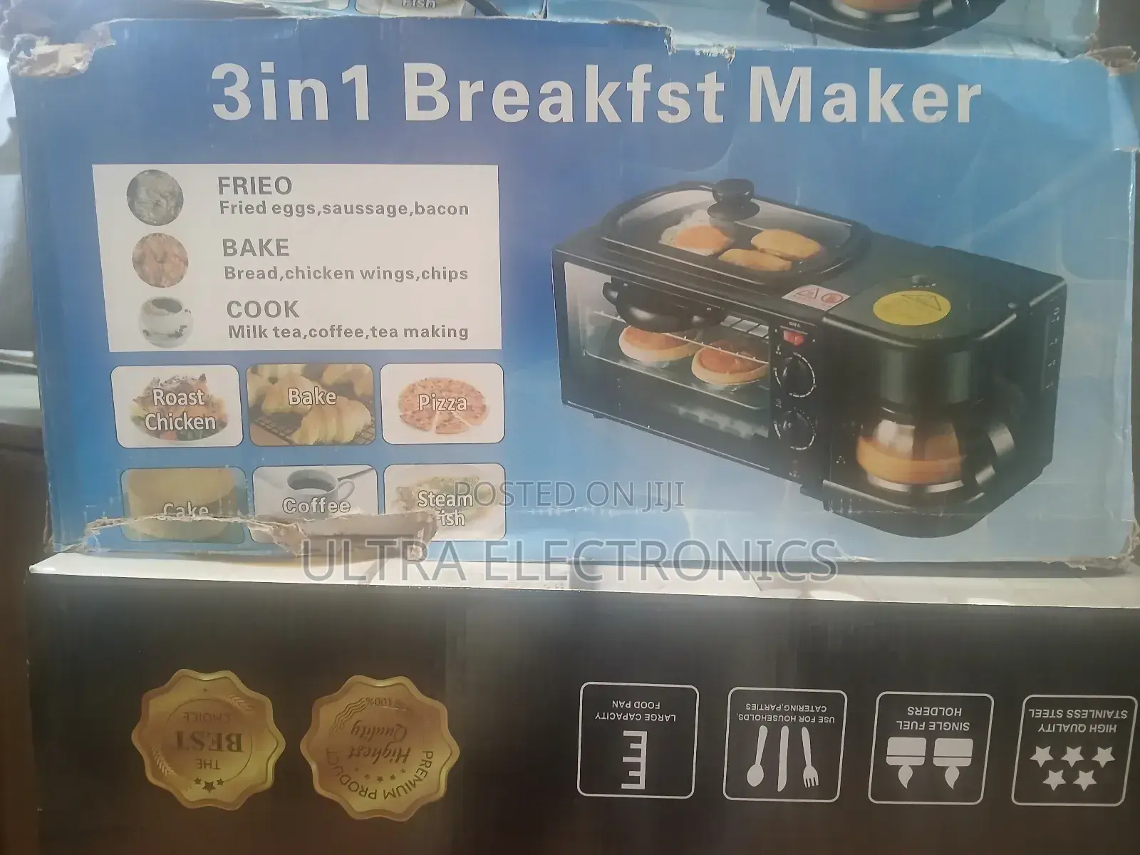 Breakfast Maker 3-in-1 Multifunctional . Multifunctional