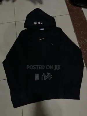 Clean Nike Hoddie Dark Black Orignal