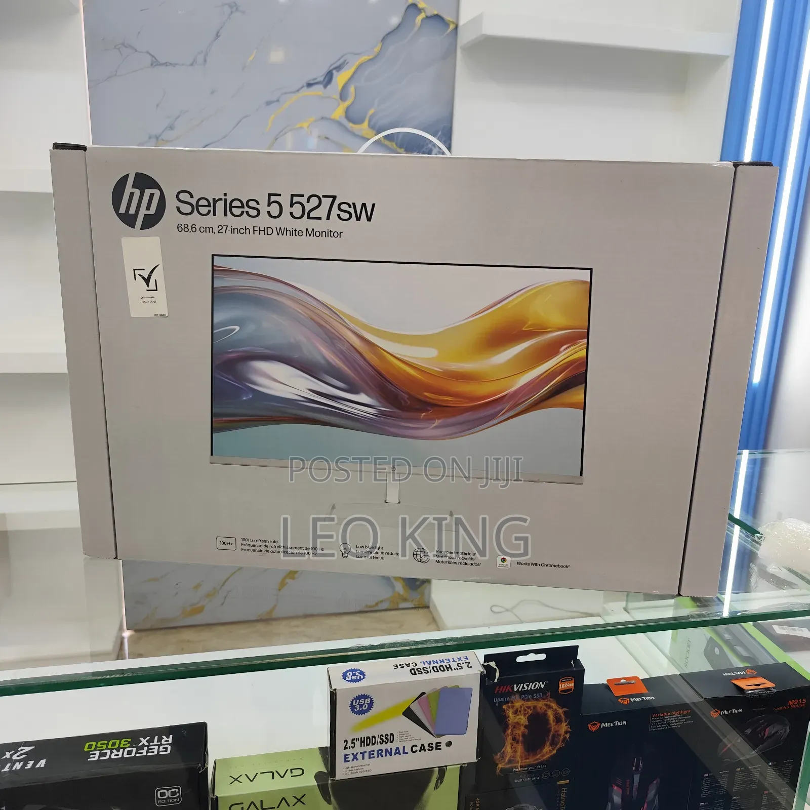 **27 Inch Hp Brand New 100hz Rr Ultra Slim Monitor FHD Resolution