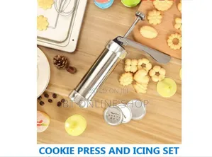 Cookies Press Icing Set የኩኪስ የብስኩት ማውጫ