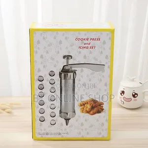 Cookies Press Icing Set የኩኪስ የብስኩት ማውጫ
