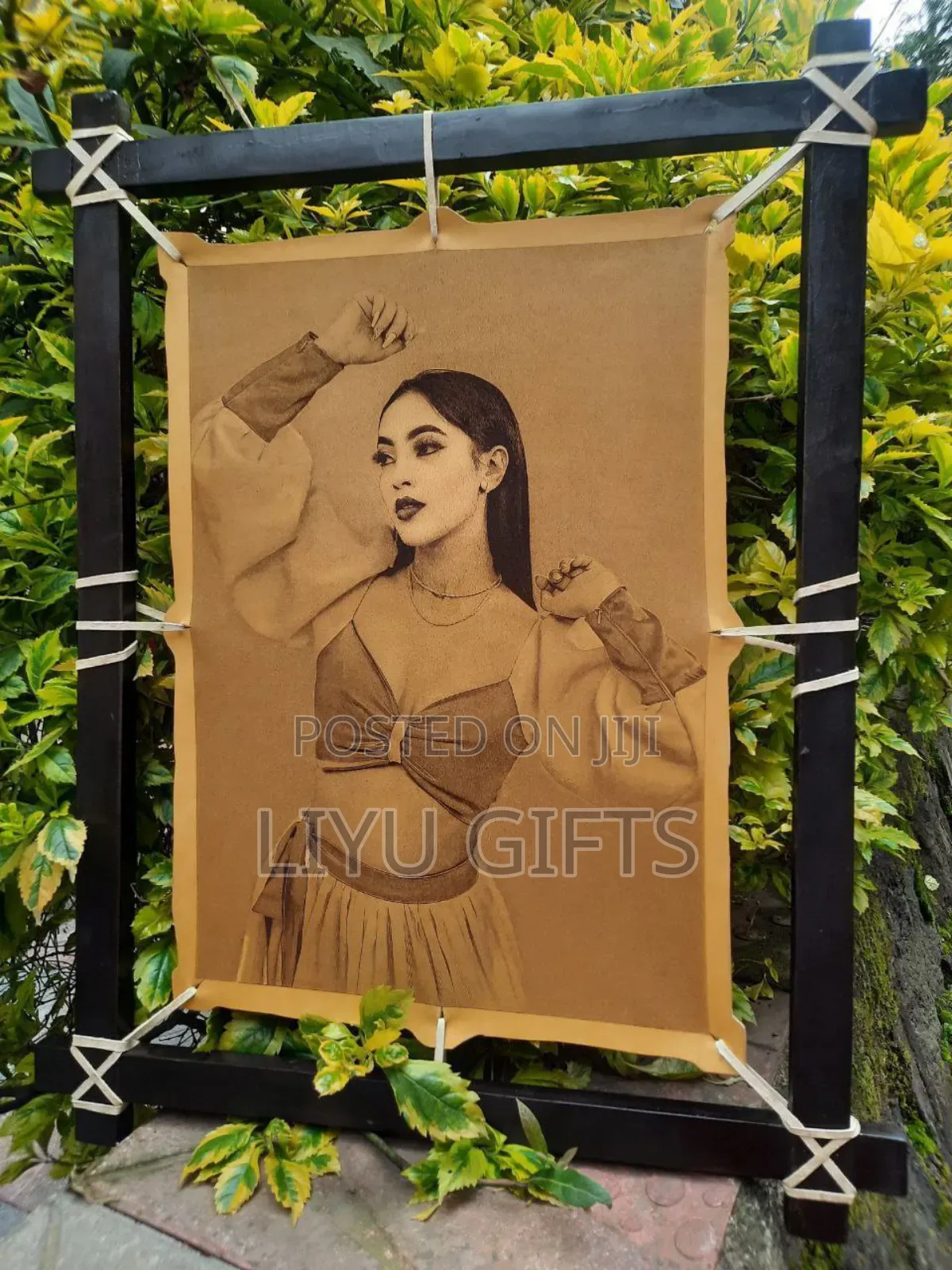 Leather and Wood Engraving