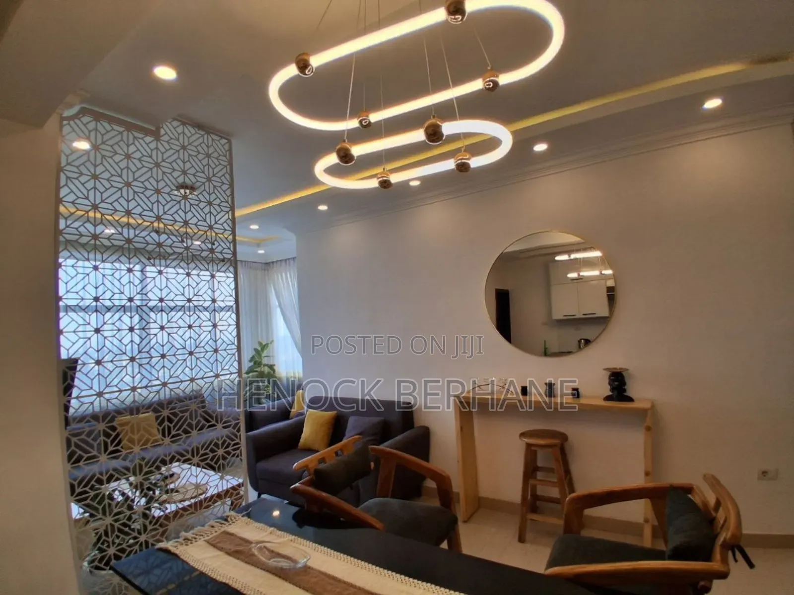 Furnished 2bdrm Apartment in Noh Real State, Bole for rent