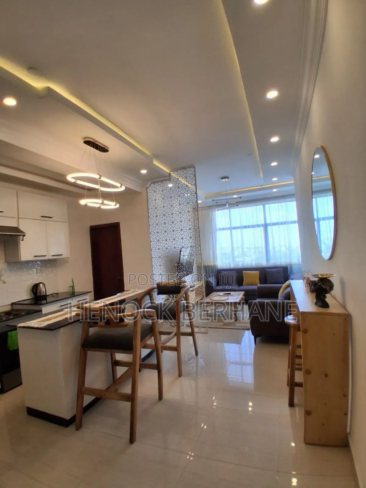 Furnished 2bdrm Apartment in Noh Real State, Bole for rent