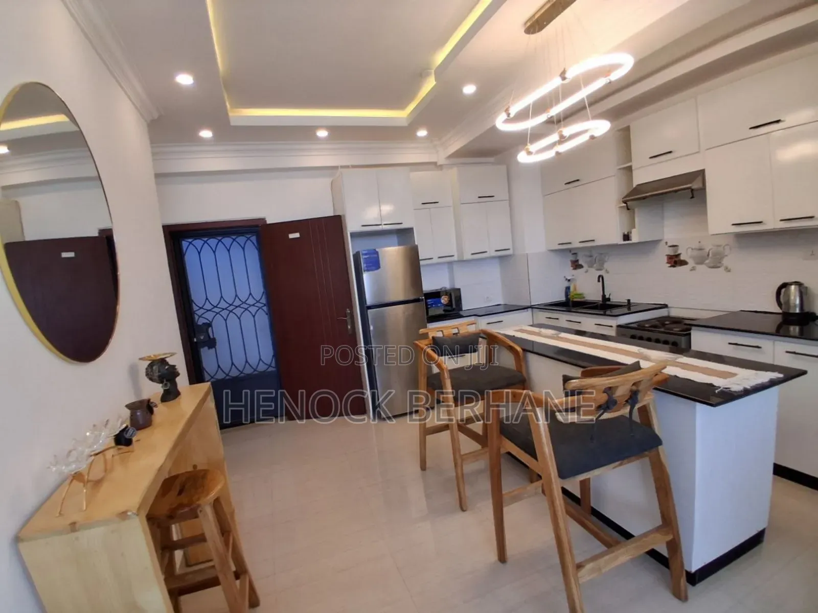 Furnished 2bdrm Apartment in Noh Real State, Bole for rent