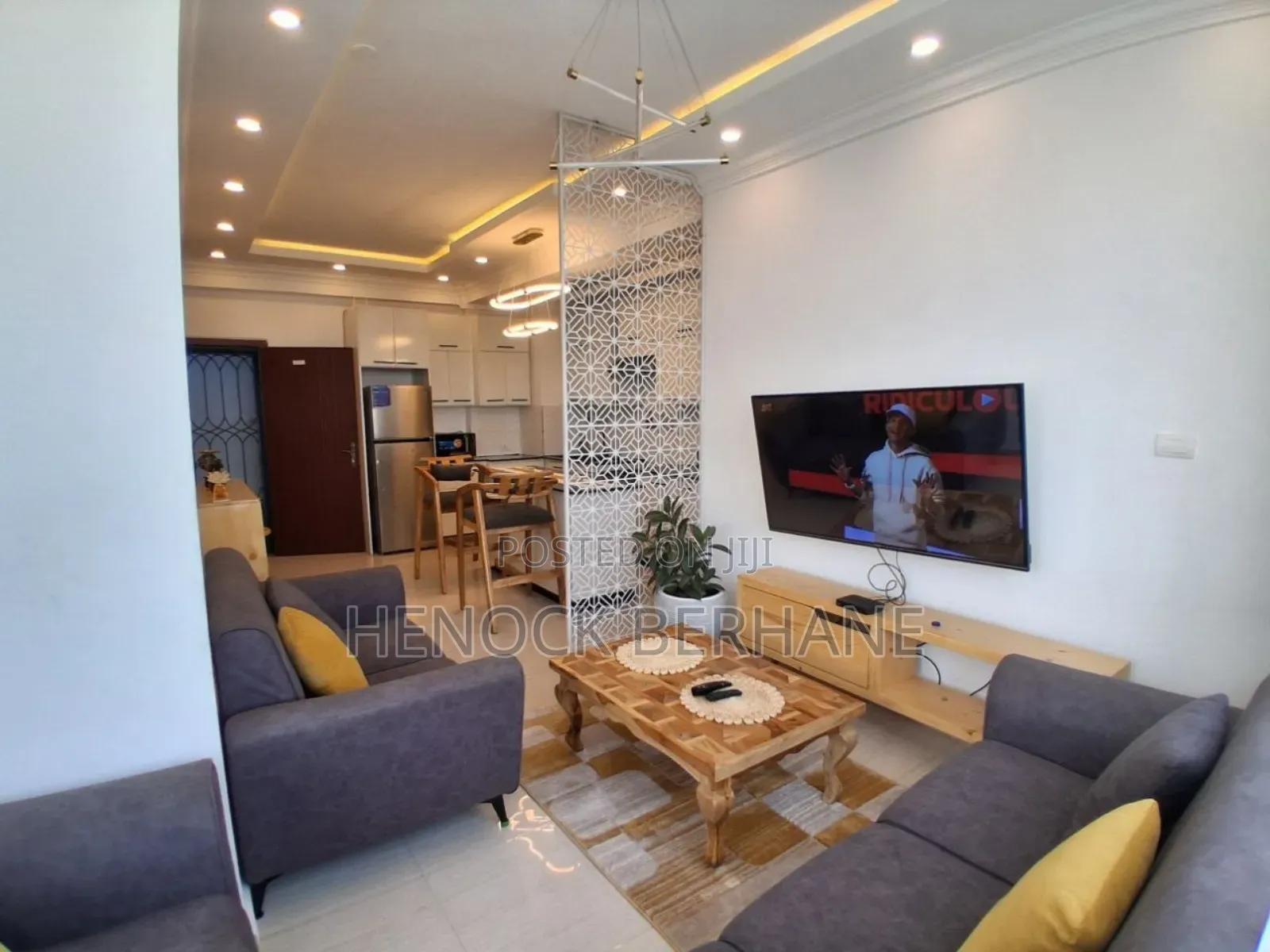 Furnished 2bdrm Apartment in Noh Real State, Bole for rent