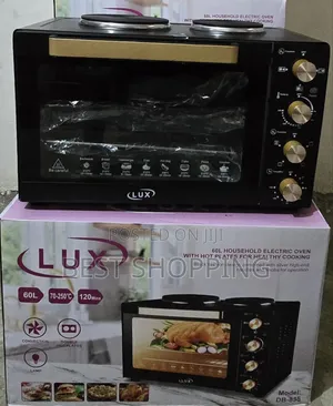 Lux Electric Oven 60 Liter With 2 Stove