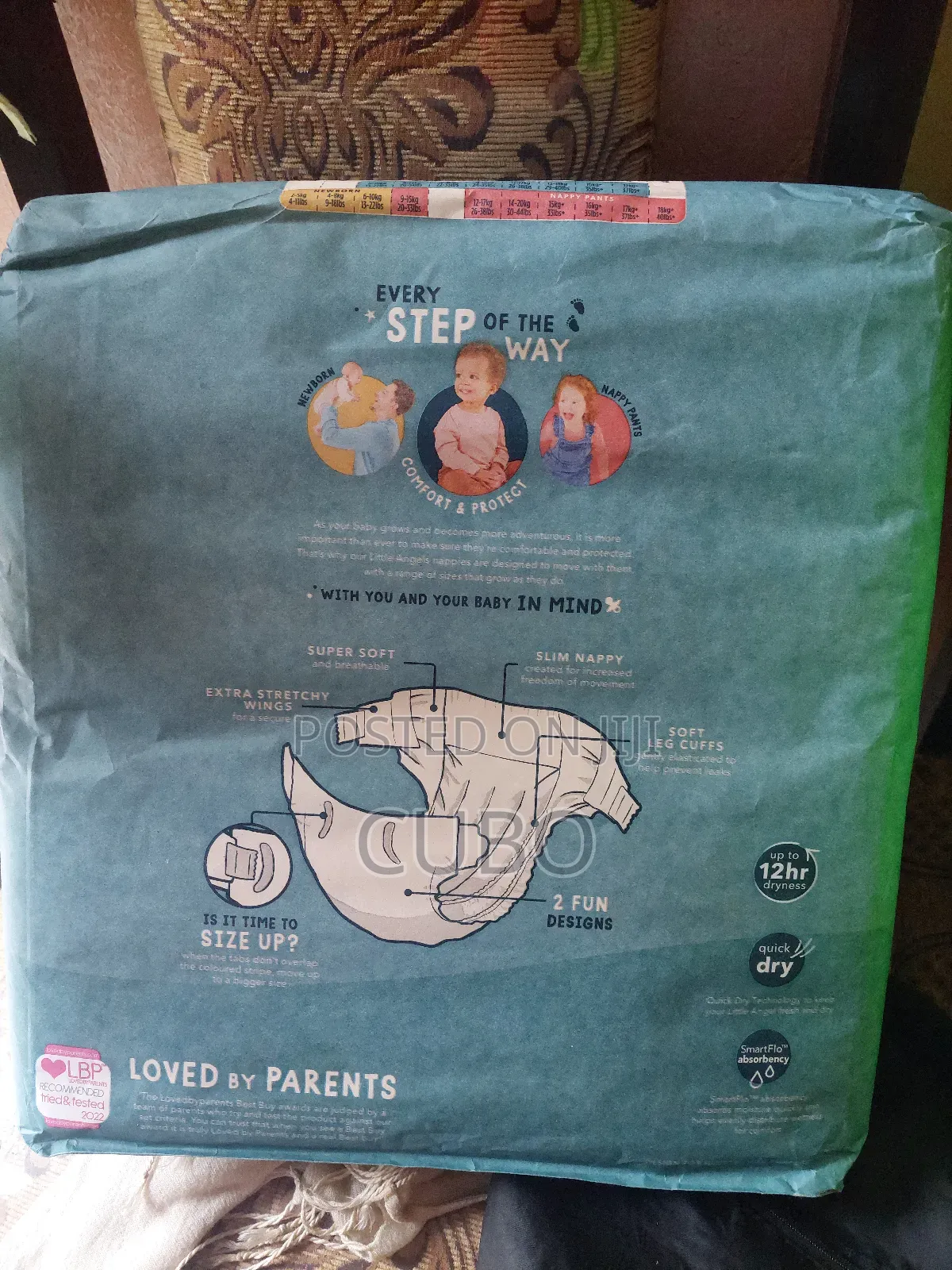Premium Little Angels Diapers Size 3 Nappies – (98pcs) | Super Soft