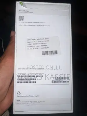New Apple iPhone 17 Pro Max 256 GB Silver