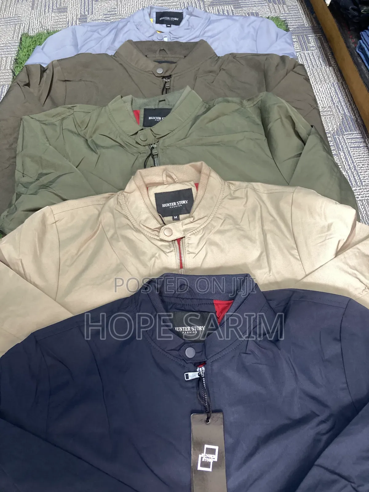 Stylish Hunter Story Men's Jacket