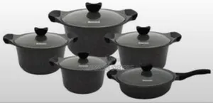 Momcoc 14-Piece Granite Coating /ሞምኮክ ባለ 14 አይነት በግራናይት የተለበጠ የማብሰያዎች