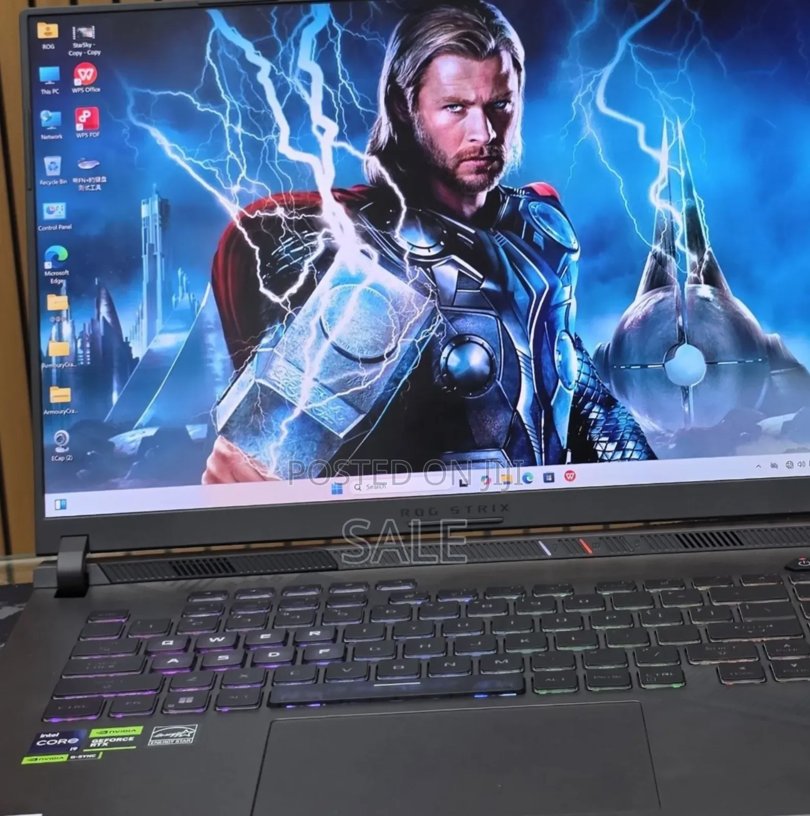New Laptop Asus ROG Strix G15 16GB Intel Core i9 SSD 1T